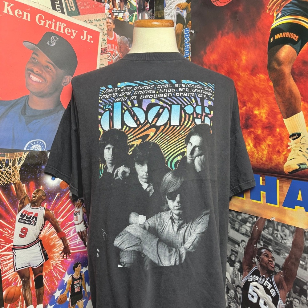 Vintage Y2K Jim Morrison The‎ Doors Tennessee River Rock Band Concert Tee Sz 3x